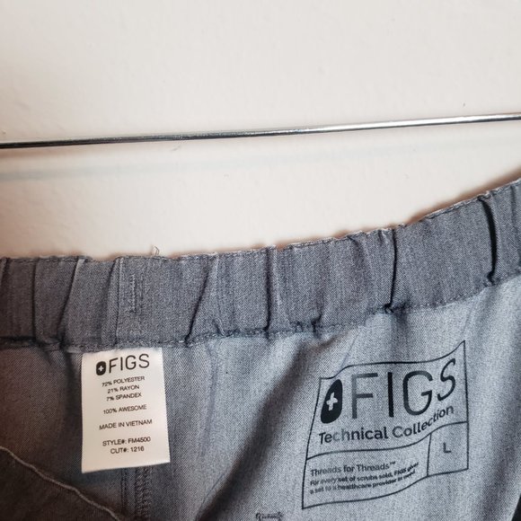 Figs Graphite Men's Pisco Basic Scrub Pants Bundle (2) Large - Picture 9 of 16